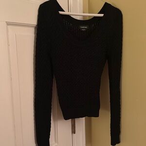 Black sparkle sweater